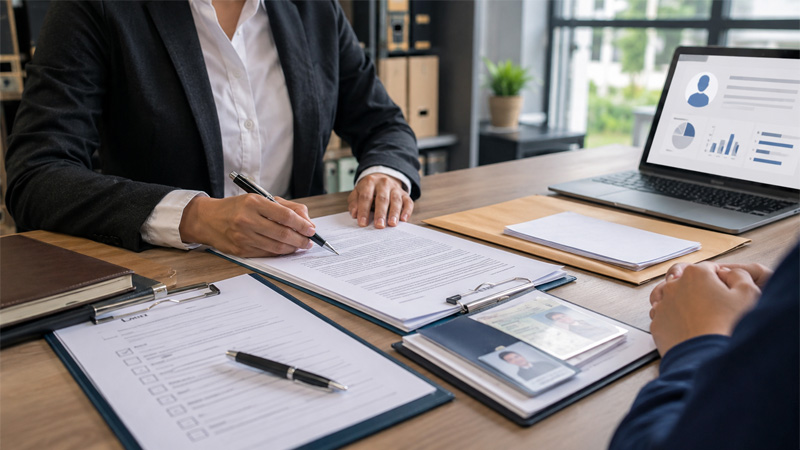 Contrato de trabalho CLT com cláusulas essenciais para pequenas empresas e documentos admissionais