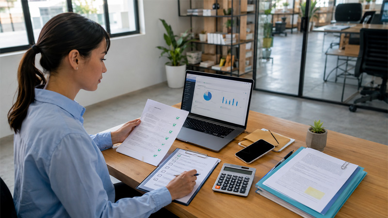 Folha de pagamento para pequenas empresas com checklist após admissão de funcionário